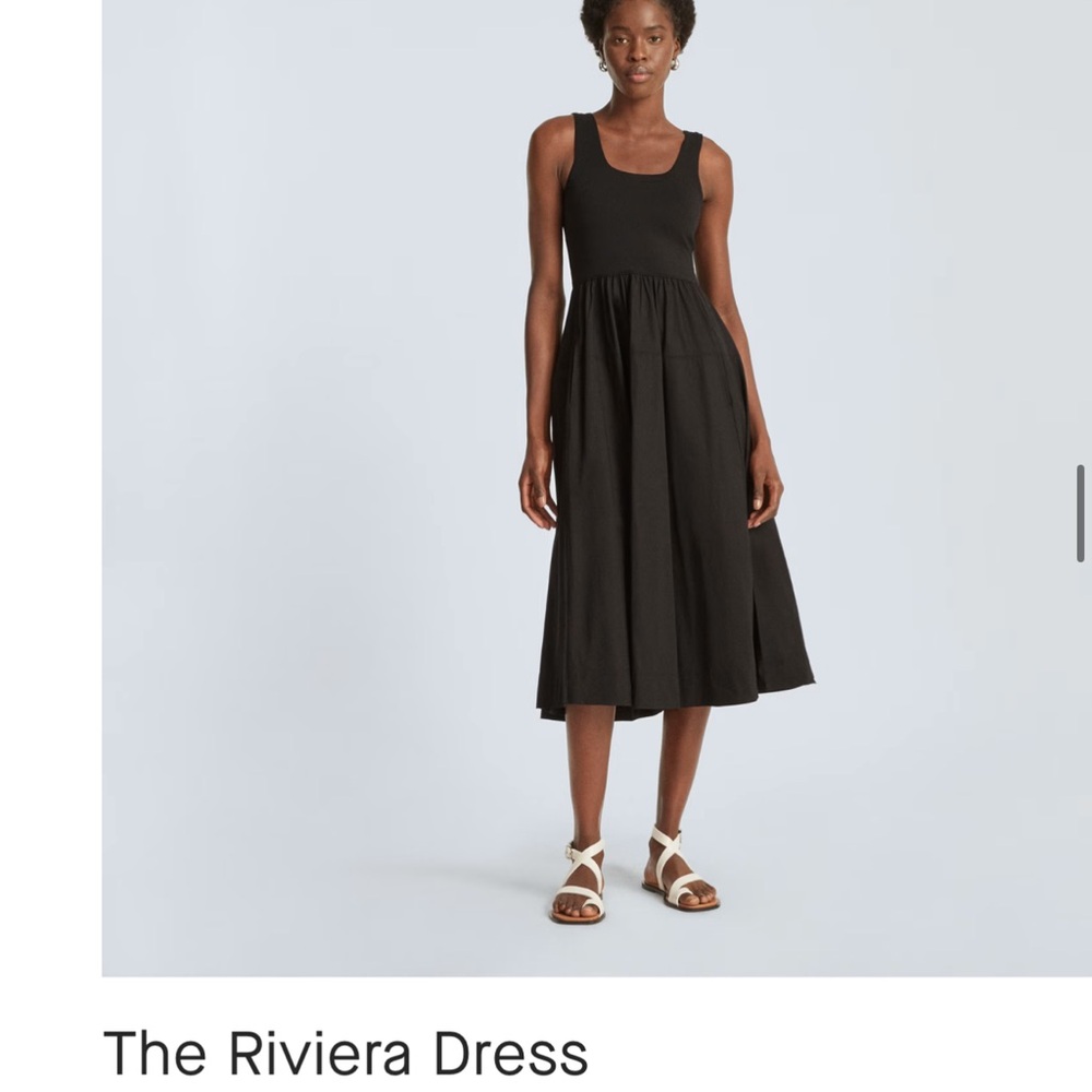 Everlane Black Riviera Dress- Medium